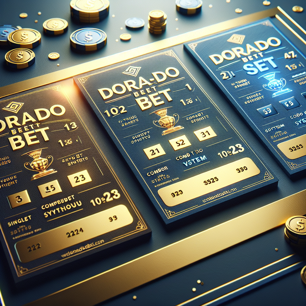 Opciones de tipos de apuestas en vivo en Doradobet