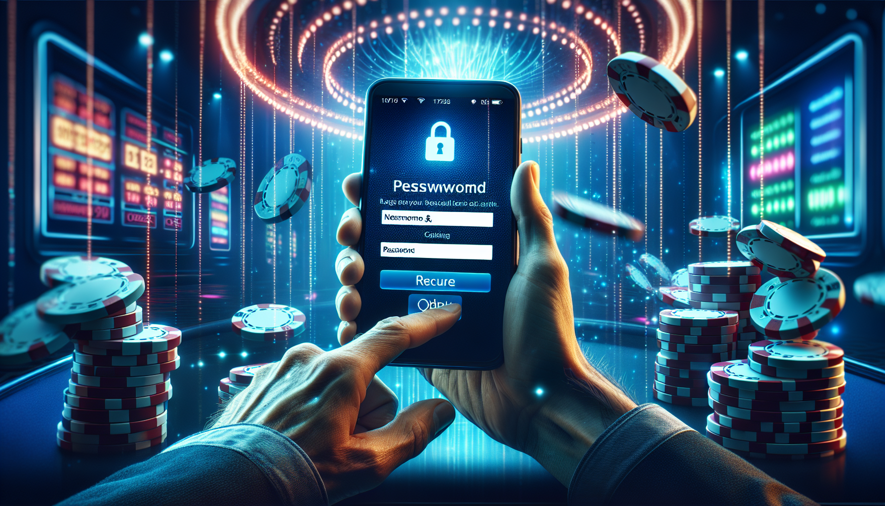 Usuario ingresando datos de login en Doradobet desde su smartphone