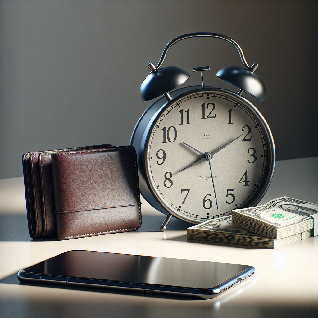 Concepto visual de control de tiempo y presupuesto en juegos de azar