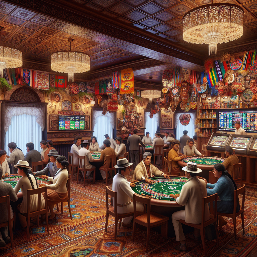 Interior de Doradobet Cusco decorado para evento nocturno cultural.