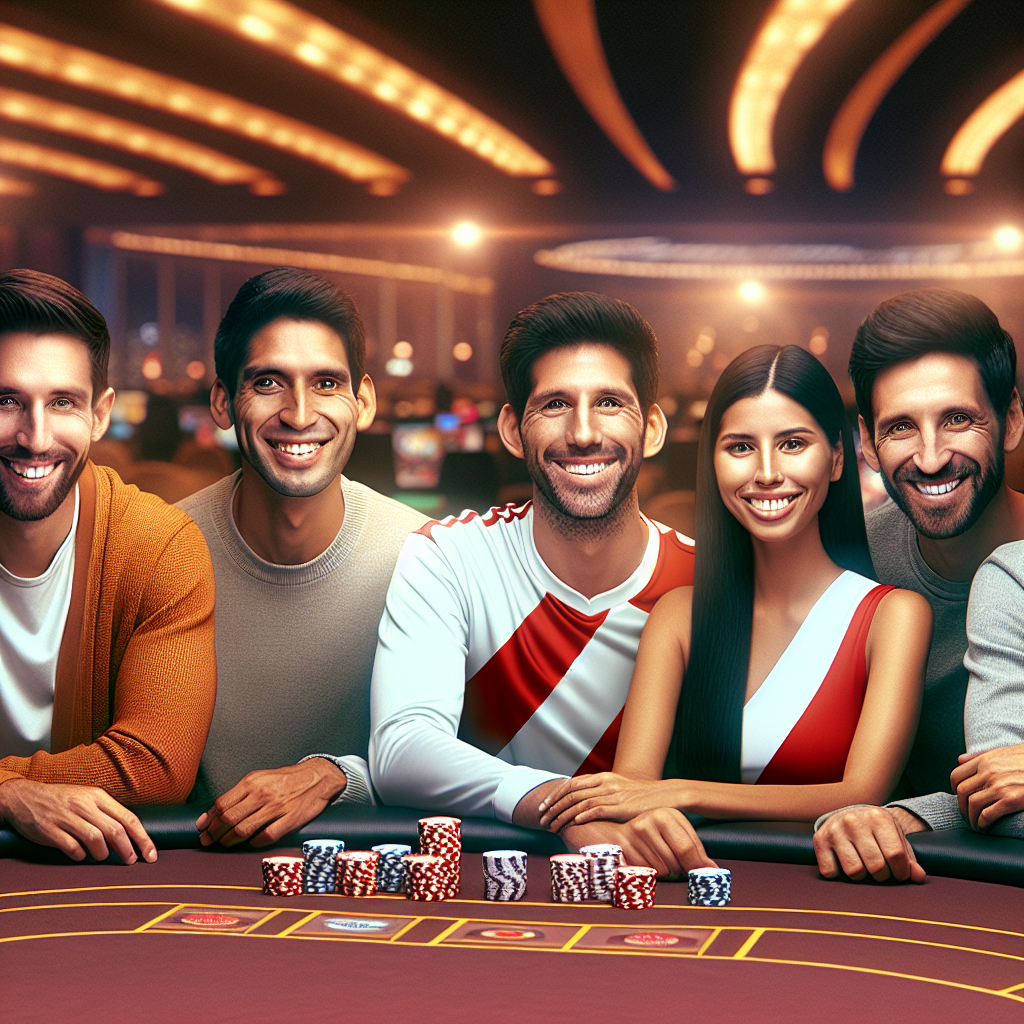 Jugadores peruanos satisfechos usando DoradoBet en ambiente digital moderno